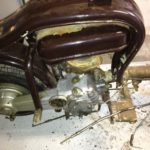restauro della lambretta LD