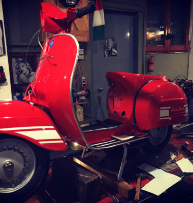 vespa restauro officina